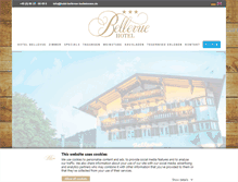 Tablet Screenshot of hotel-bellevue-badwiessee.de